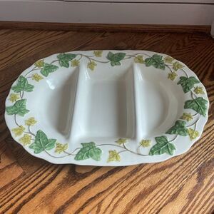 Franciscan Wedgwood Ivy Portugal Divided Serving Tray Approx 16"